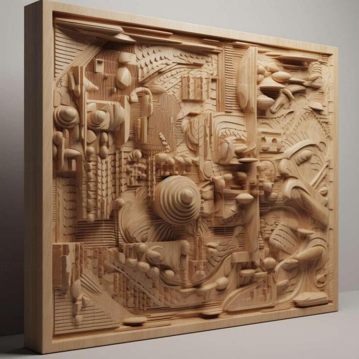 نموذج ثلاثي الأبعاد لآلة CNC 3D Art 